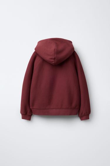 SWEAT À CAPUCHE BENSIMON ® X ZARA - Bordeaux de Zara - Image 1