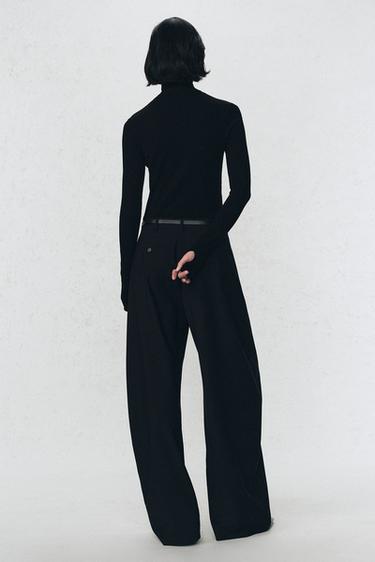 BODY COL MONTANT MÉLANGE LAINE SOSHIOTSUKI X ZARA - Noir de Zara - Image 3