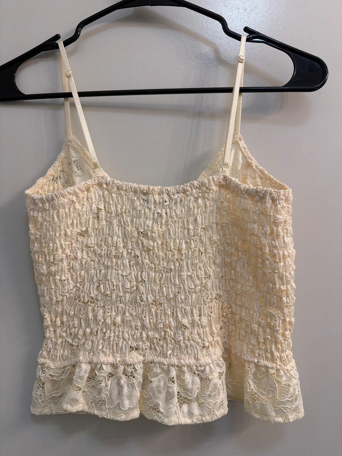 BUTTONED LACE TOP - Image 2