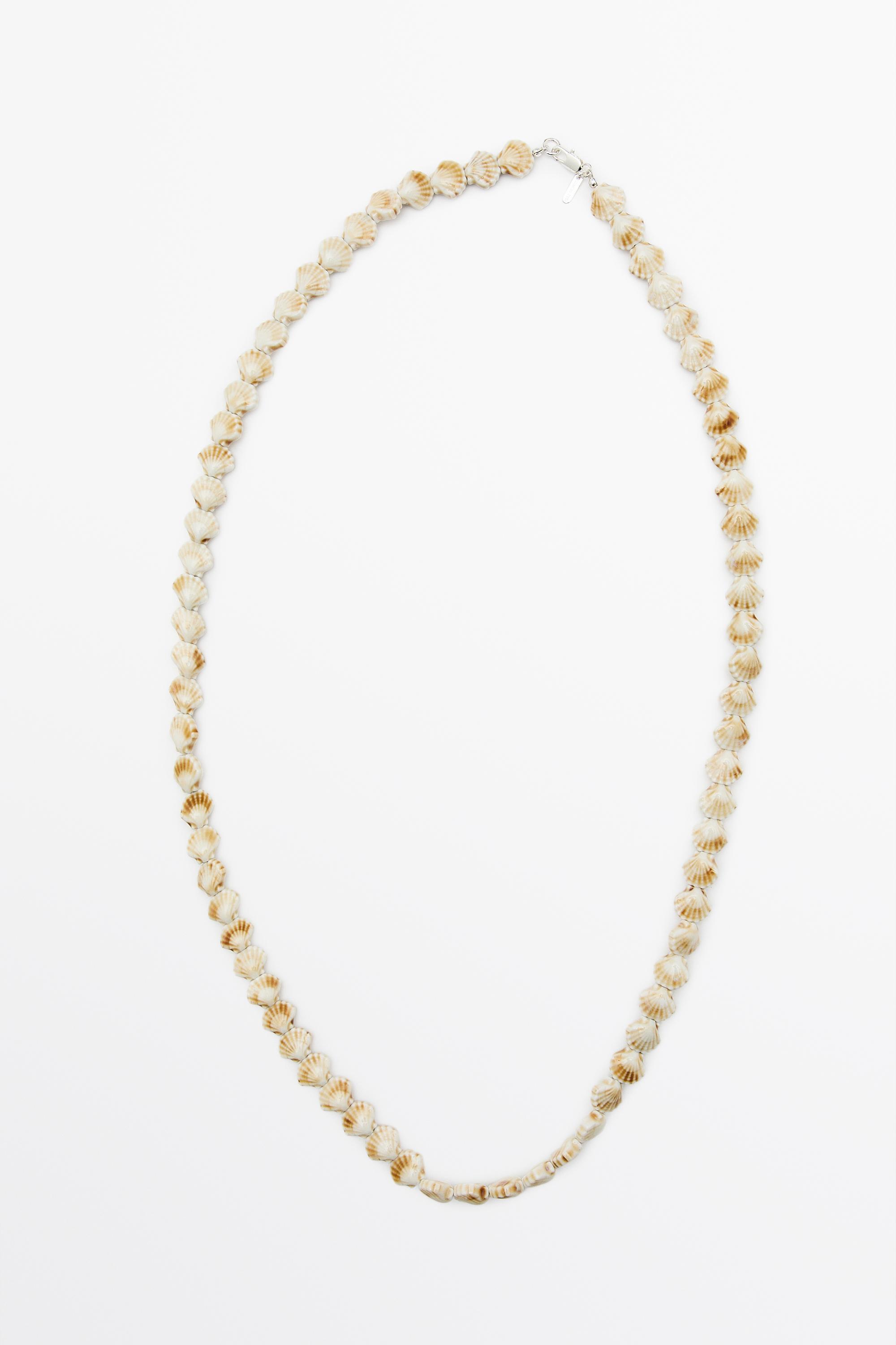 Ceramic seashell necklace