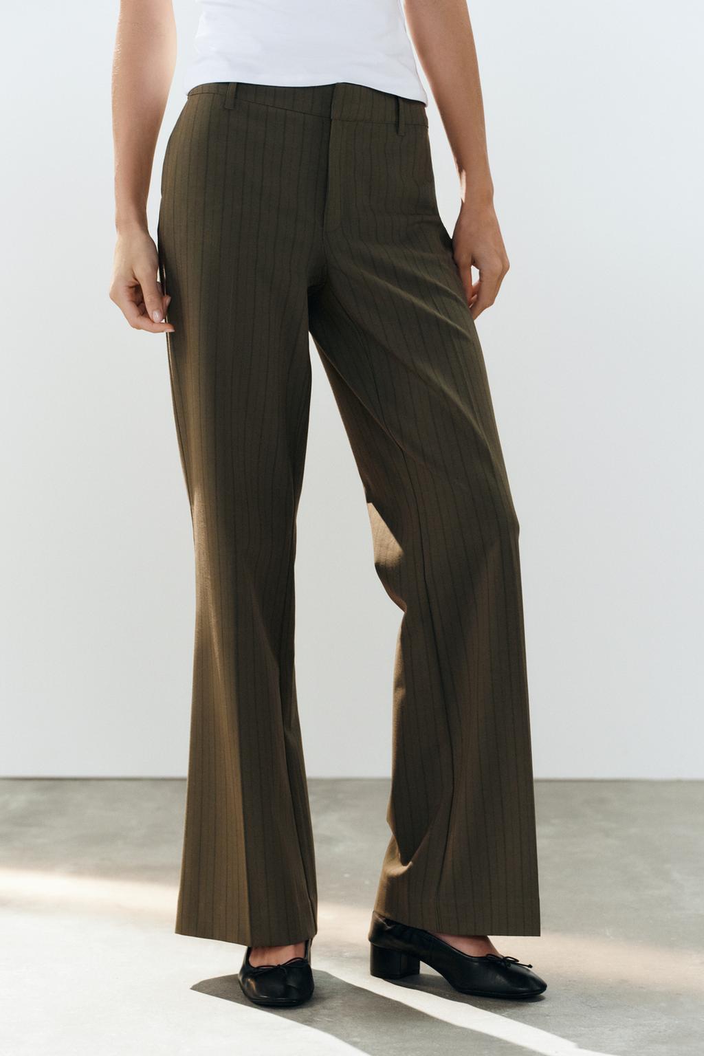 LOW-RISE STRAIGHT-LEG TROUSERS