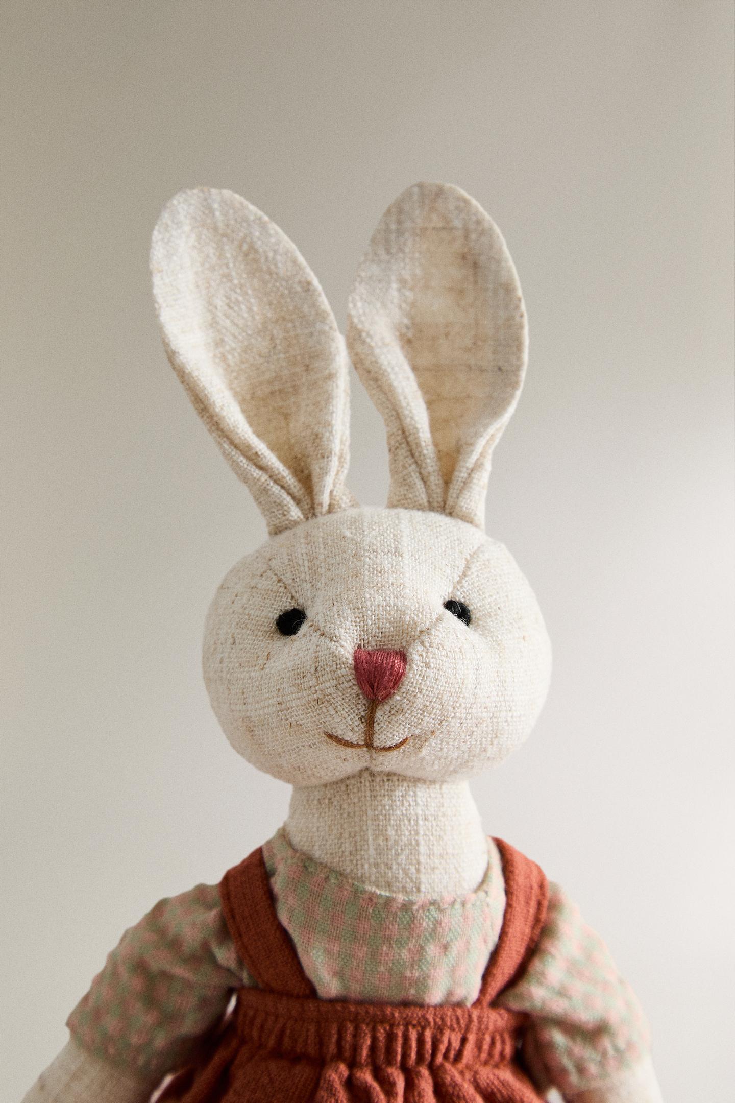 Детская мягкая игрушка Zara KIDS’ Bunny Plush Toy, цвет: Разноцветный — фото 2