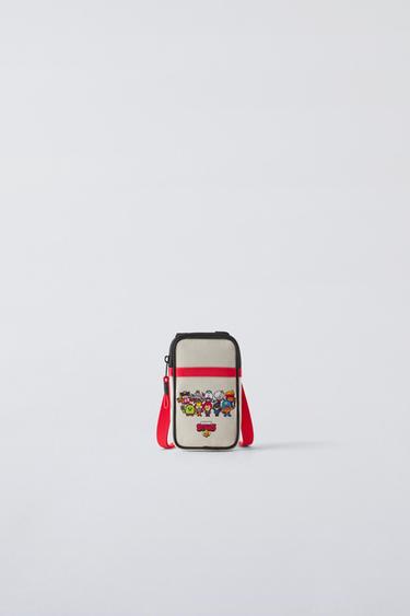 Zara BRAWL STARS © SUPERCELL OY CELL PHONE BAG - Gray - Image 0