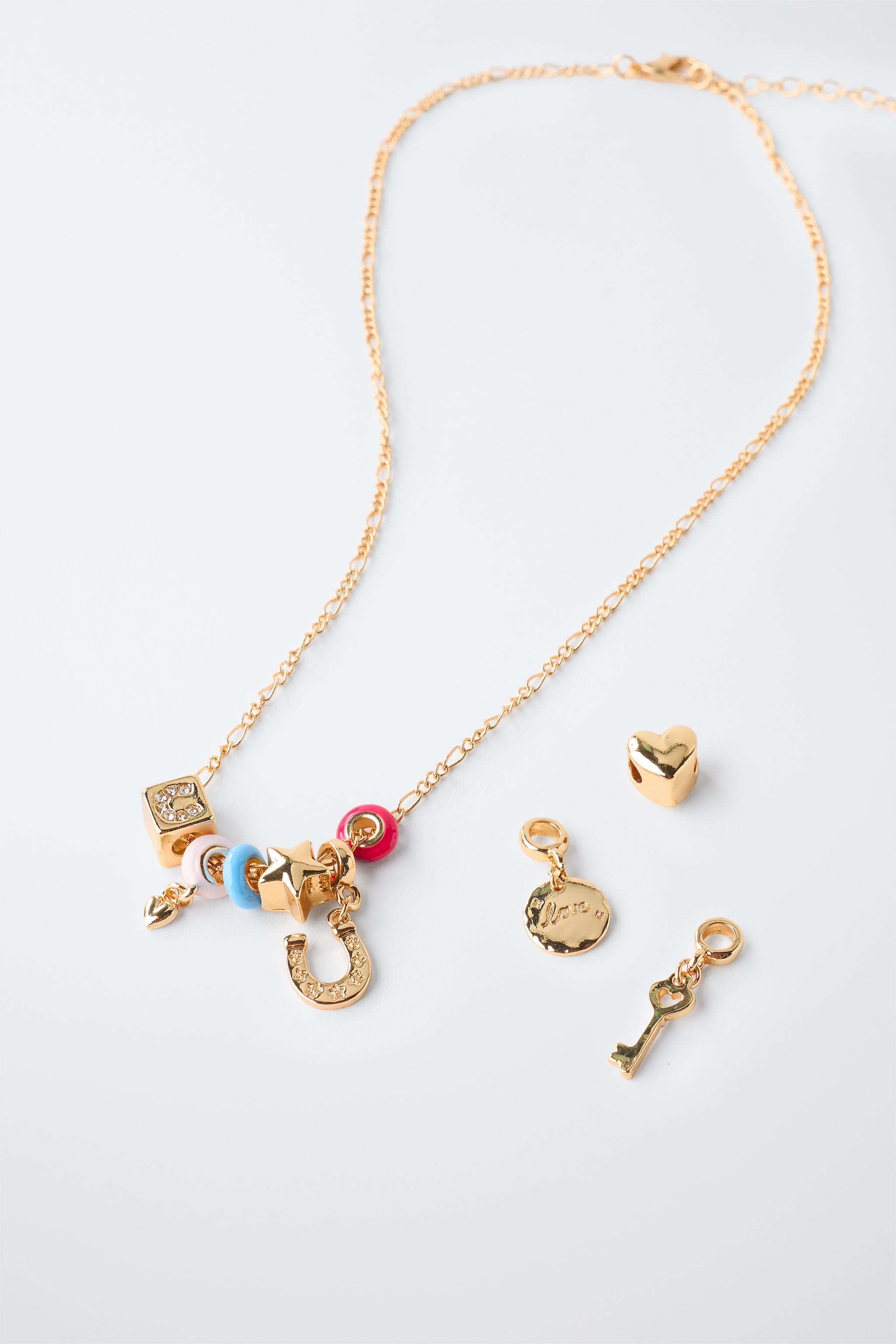 Детские аксессуары Zara INTERCHANGEABLE CHARM NECKLACE — фото 3