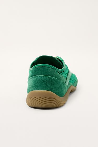 BASKETS STYLE RÉTRO ÉDITION LIMITÉE - Vert de Zara - Image 2