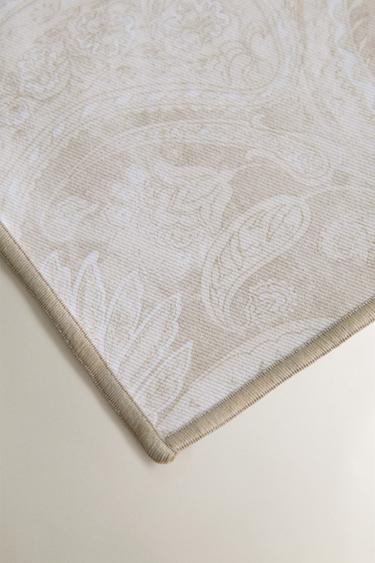 PAISLEY PRINT RESIN-COATED PLACEMAT - Light beige by Zara - Image 2