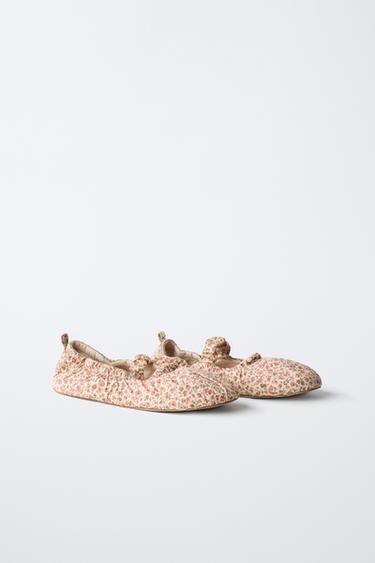 FLORAL SLIPPERS - Pink by Zara
