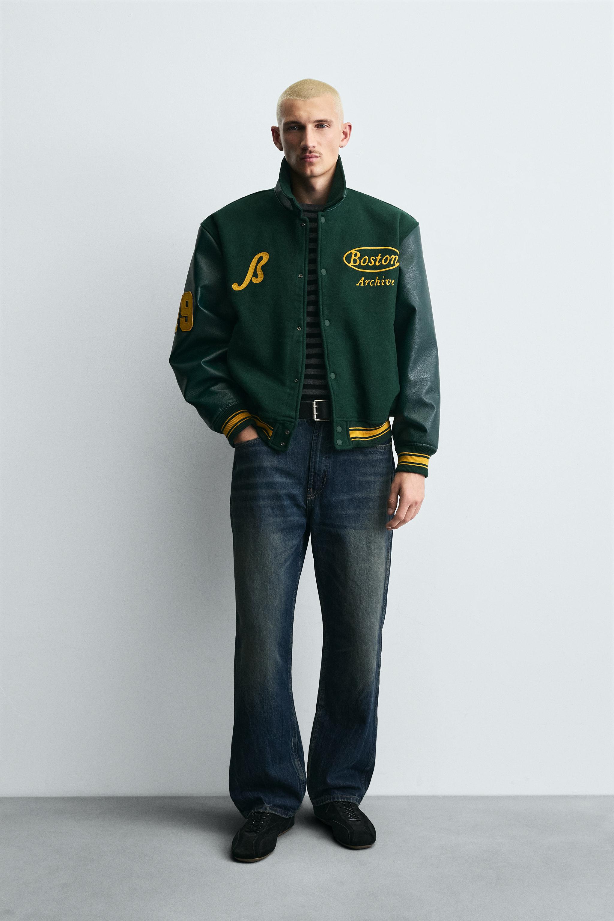 COMBINATION BOMBER JACKET