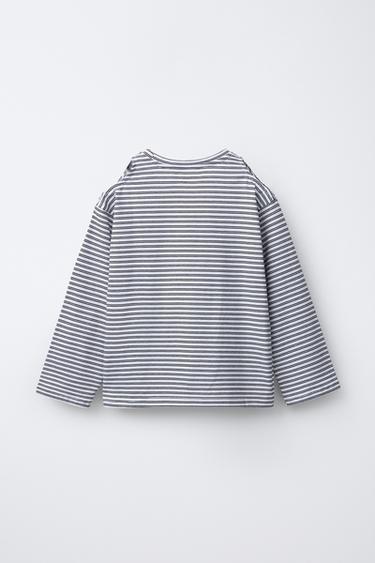 T-SHIRT RAYAS CUT OUT - Noir de Zara - Image 1
