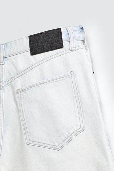 REGULAR FIT DENIM SHORTS - Sky blue by Zara - Image 8