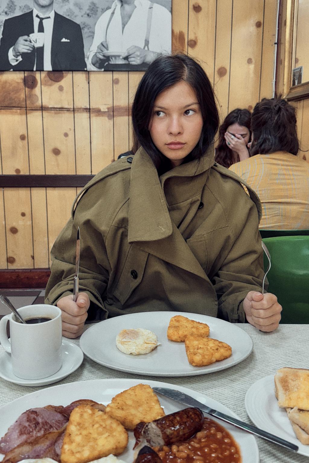 BELTED COTTON TRENCH COAT