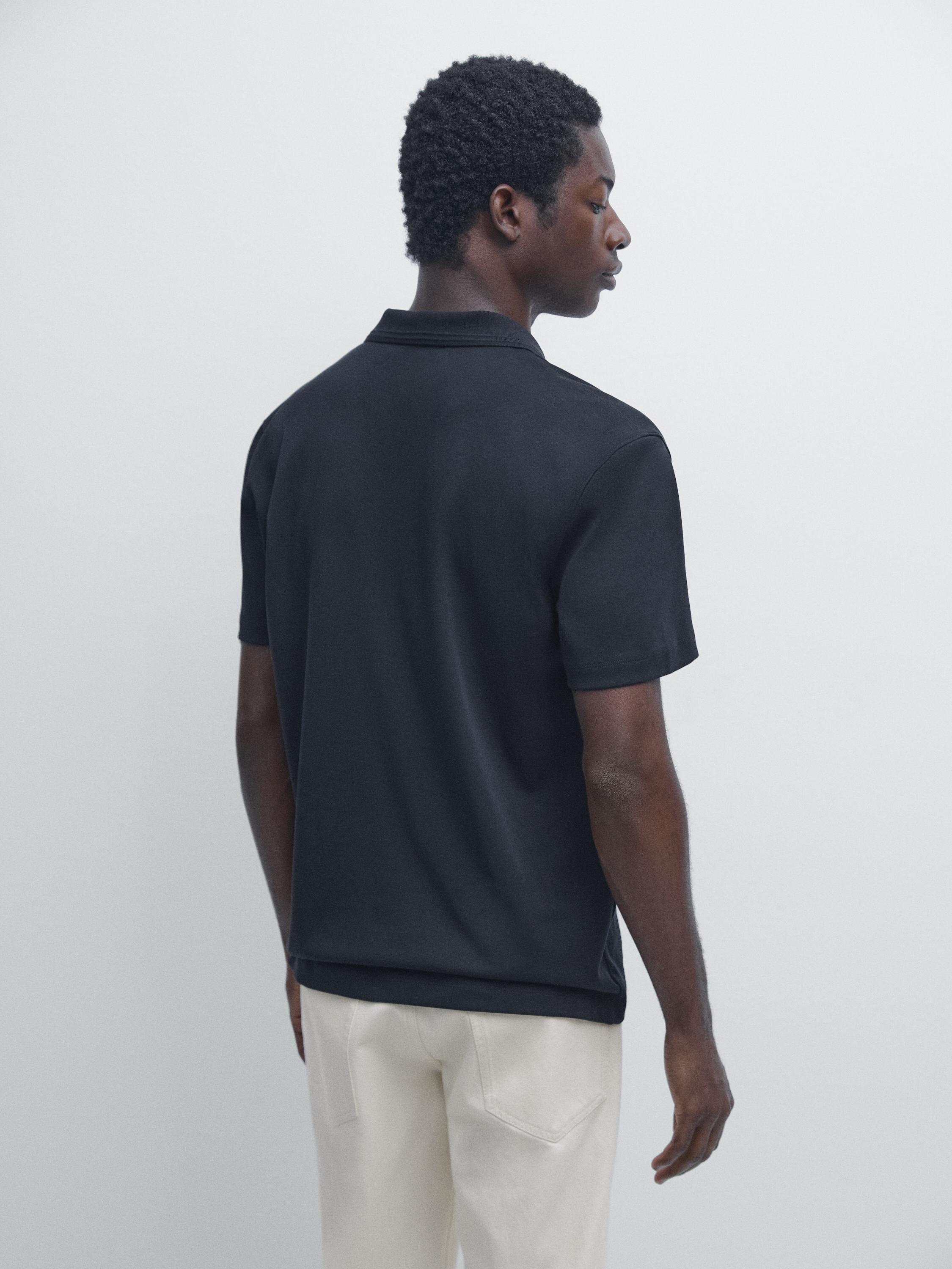 Polo 100 % coton à manches courtes