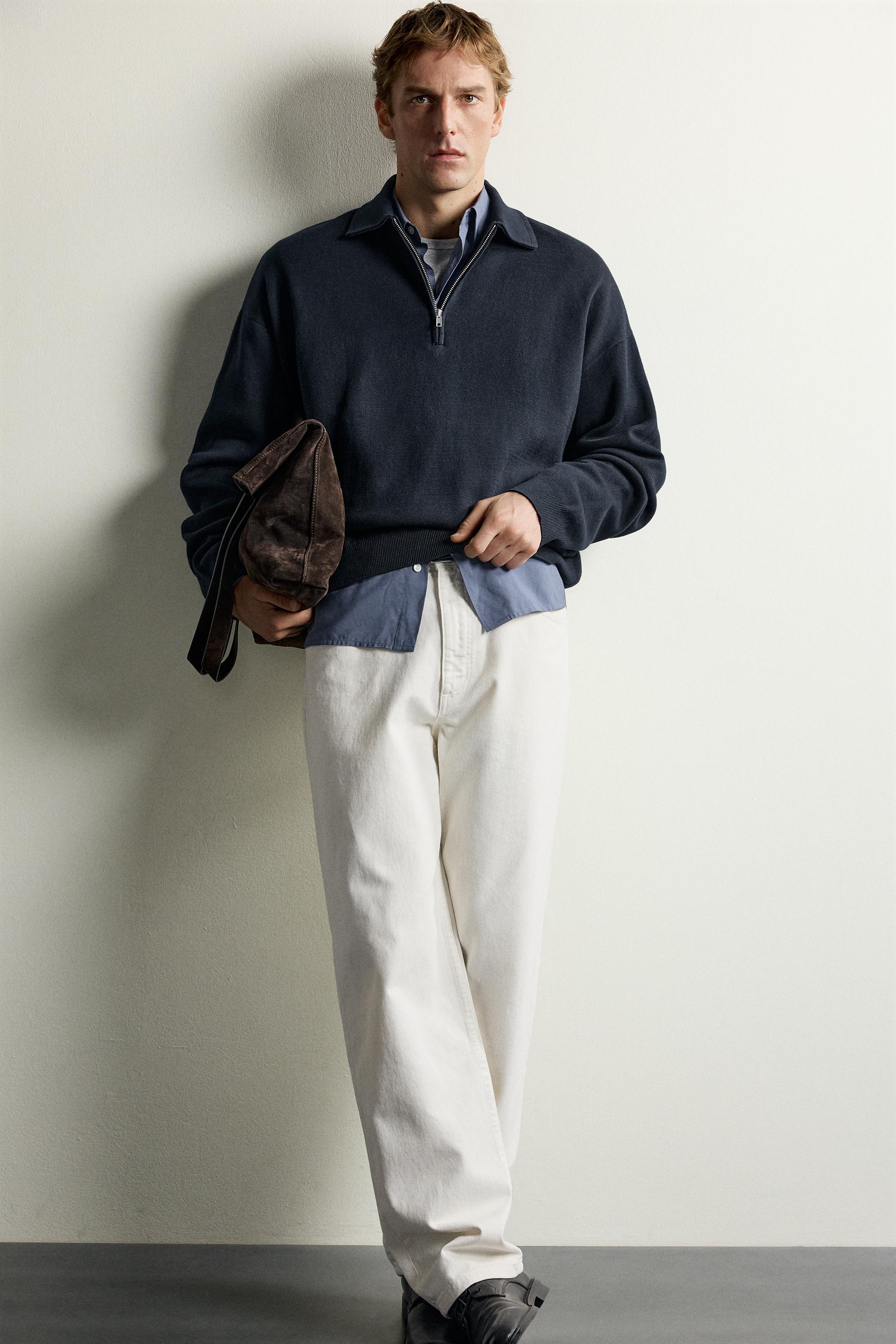 QUARTER-ZIP KNIT POLO