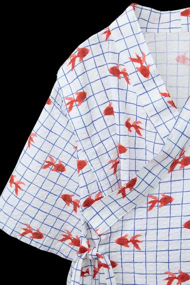 18 MONATE-6 JAHRE/ KIMONO- UND BERMUDA-GARNITUR MIT PRINT - Rot von Zara
