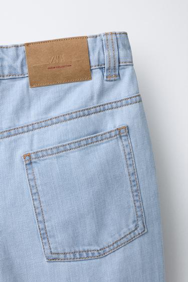 LOOSE FIT JEANS - Light blue by Zara - Image 3