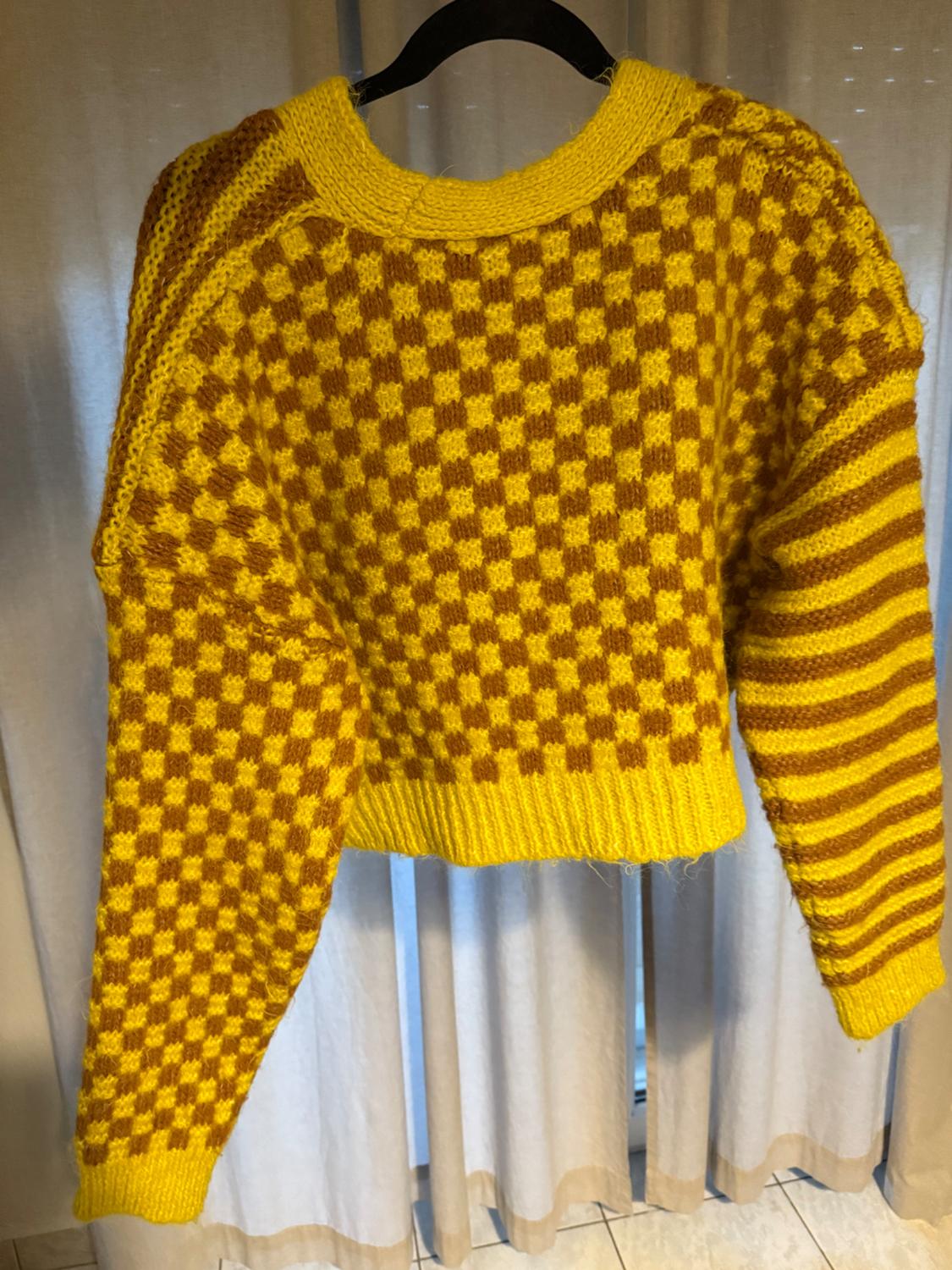 CONTRAST JACQUARD KNIT JACKET - Image 2