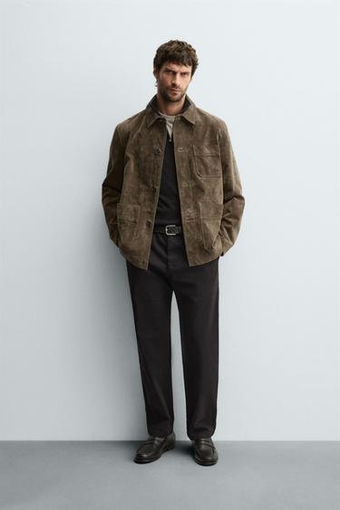 PANTALÓN AJUSTE RECTO TWILL - Negro de Zara