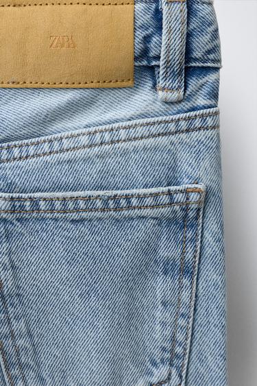 STRAIGHT-LEG JEANS - Blue by Zara