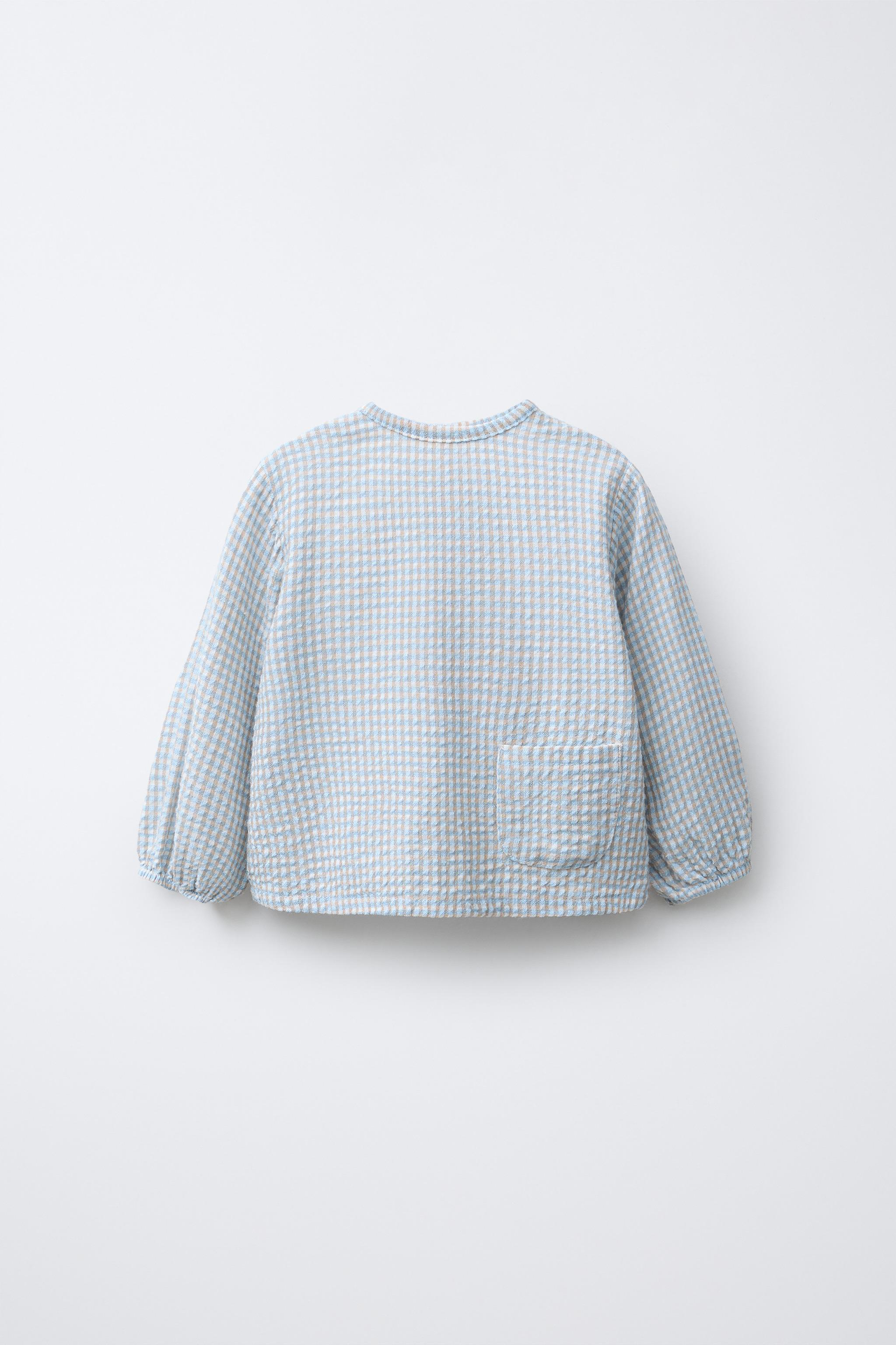 CHEMISE TEXTURÉE À CARREAUX