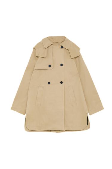 TRENCH COAT WITH PLEAT