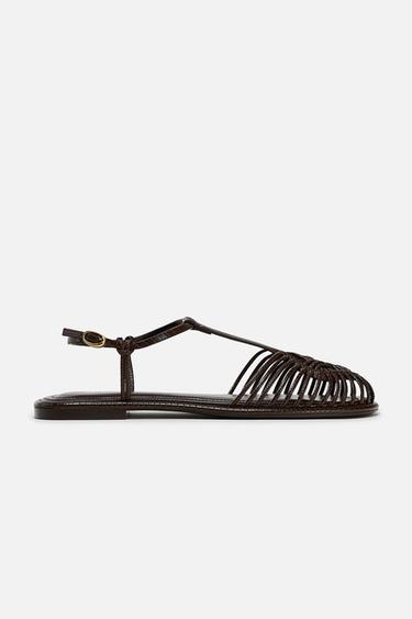 CANGREJERA PLANA - Marrón de Zara