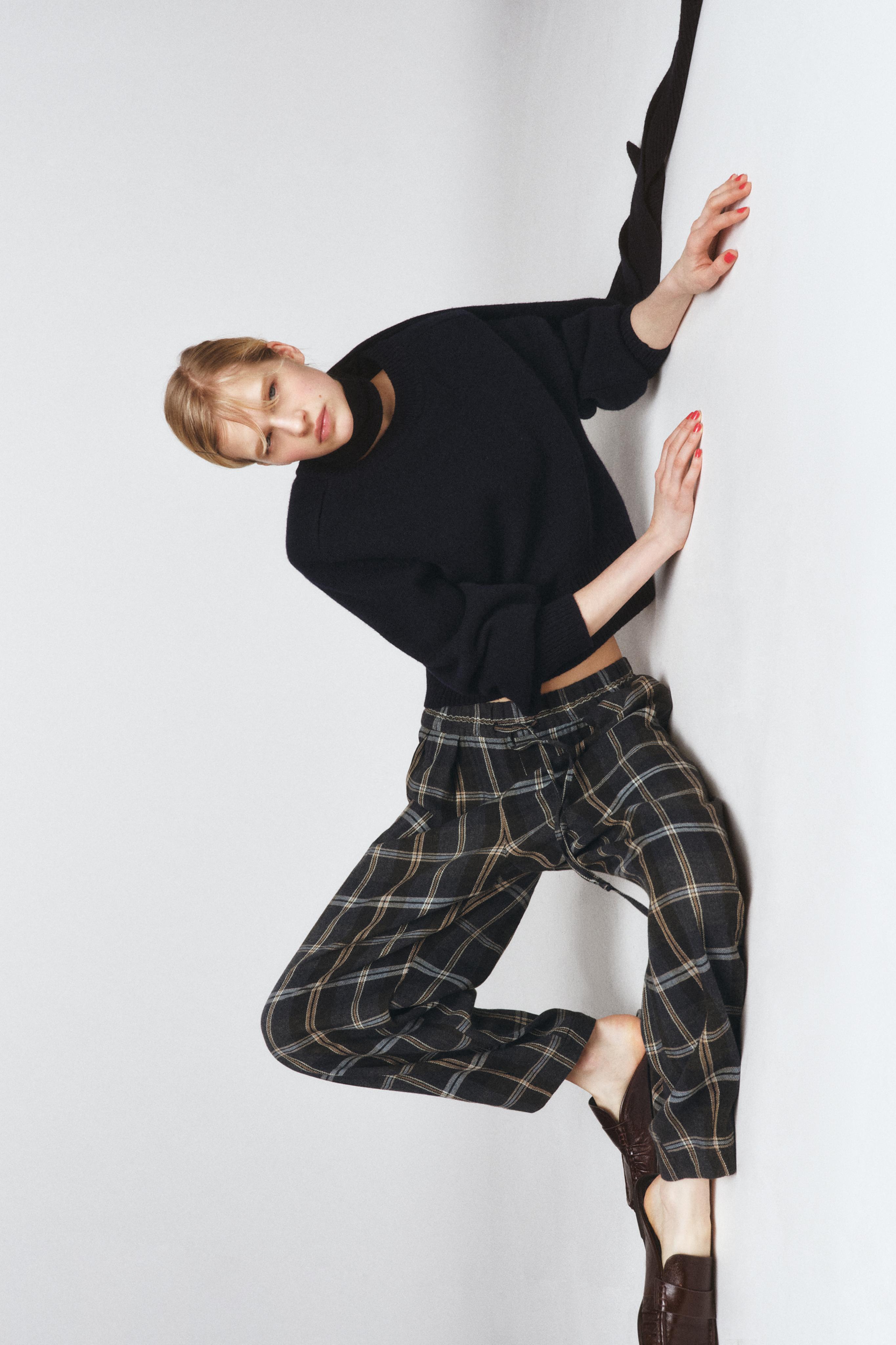 ZW COLLECTION PLAID PANTS