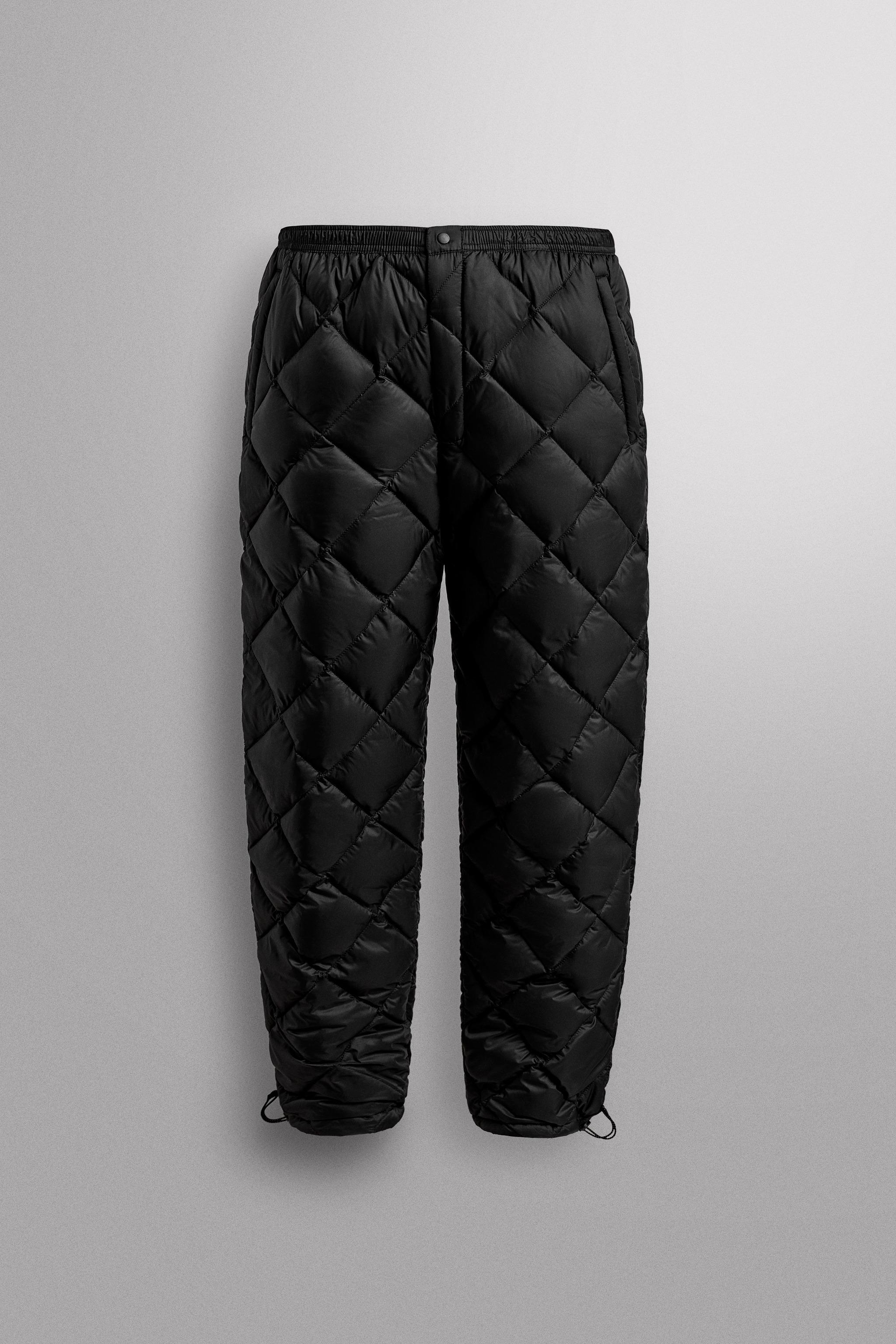 SKI DOWN TROUSERS 80% DOWN - 20% FEATHER - Black
