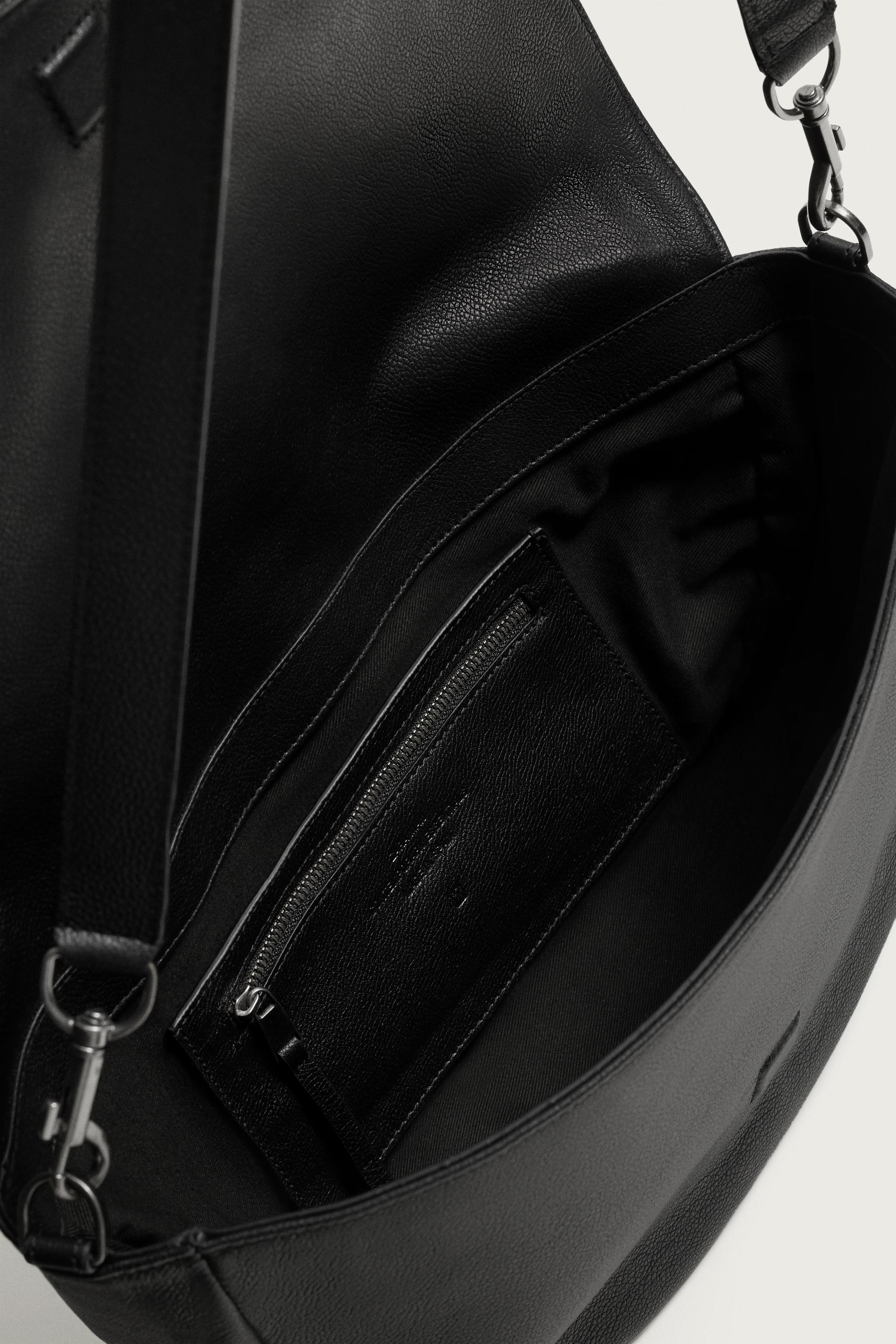 LEATHER CROSSBODY BAG