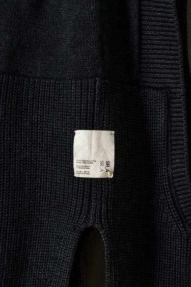 CAGOULE EN MAILLE DÉLAVÉE X SR_A - Gris anthracite de Zara - Image 4