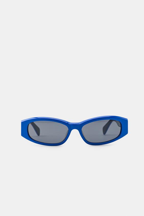 Zara FRUIT OF THE LOOM™ OVAL SUNGLASSES - Bluish - Image 0