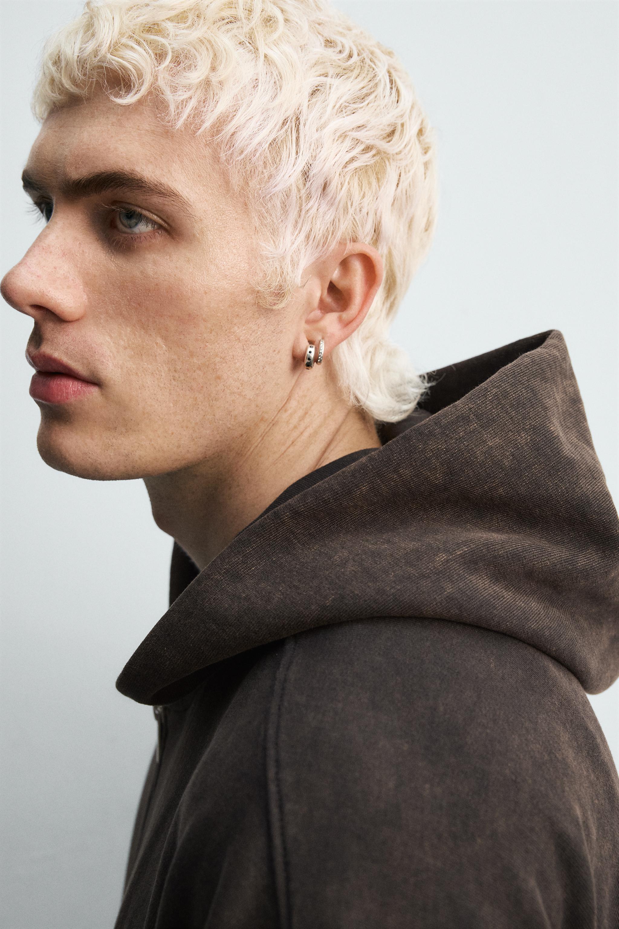 クロップドフィットフーディ - ブラウン | ZARA Japan / 日本