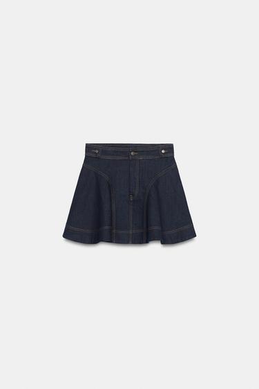 ZW COLLECTION SHORT DENIM SKIRT - Blue by Zara - Image 0