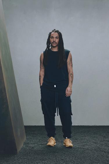 RELAXED FIT CARGO TROUSERS X SR_A - Navy blue by Zara