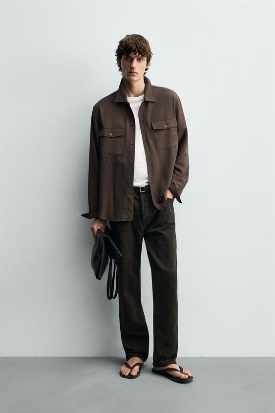 FLOWY RELAXED FIT SHIRT from Zara - $69.90