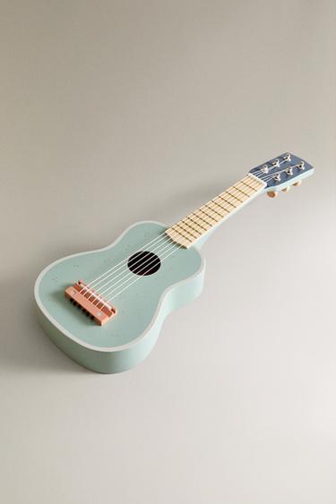 KIDS' TOY GUITAR INSTRUMENT — Sky blue 2