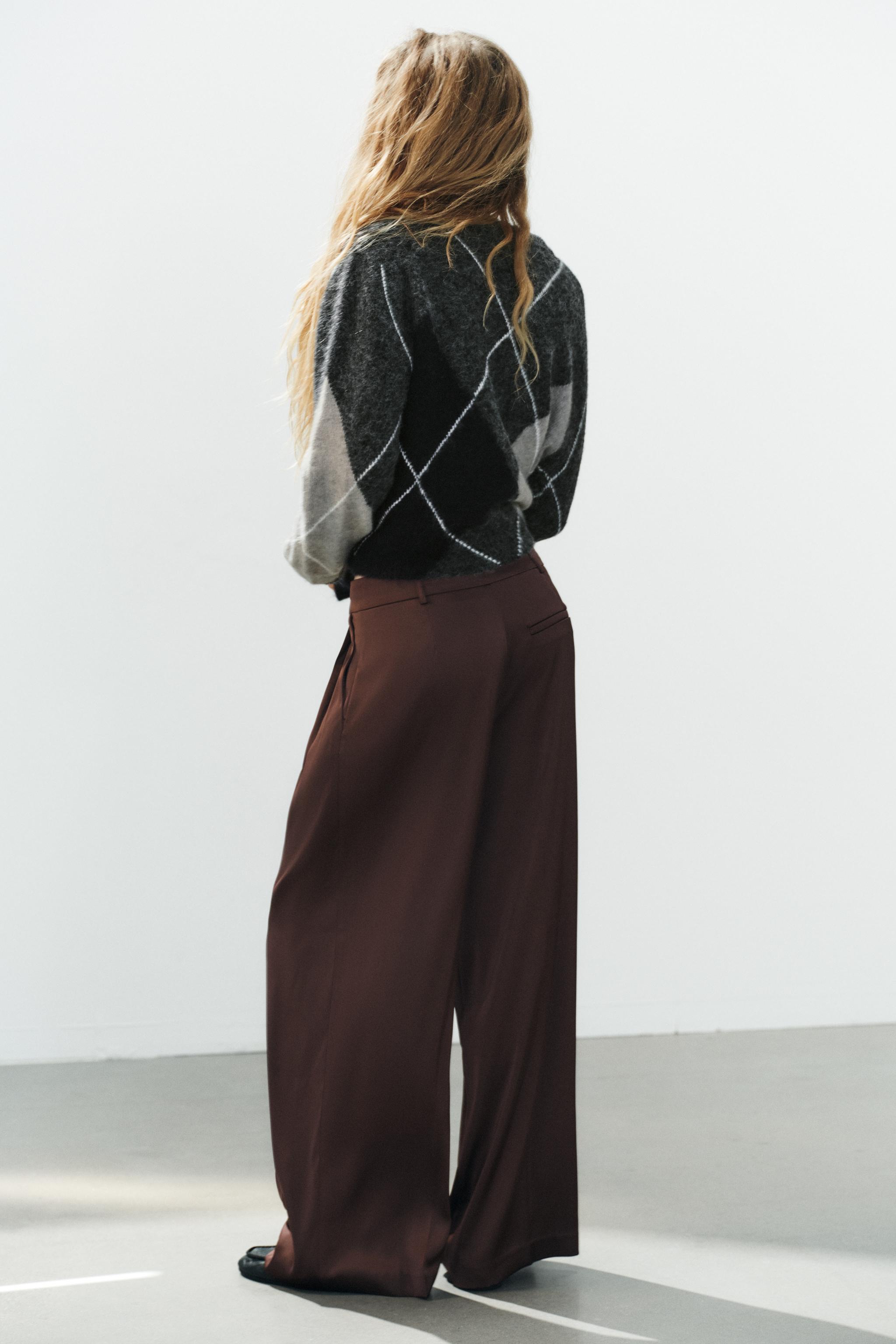 PANTALON SATINÉ PLI