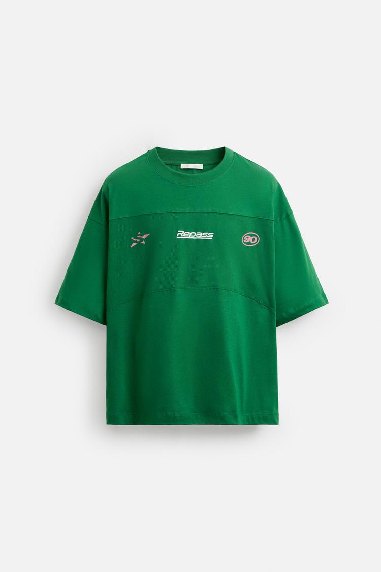 MESH STRIPE T-SHIRT