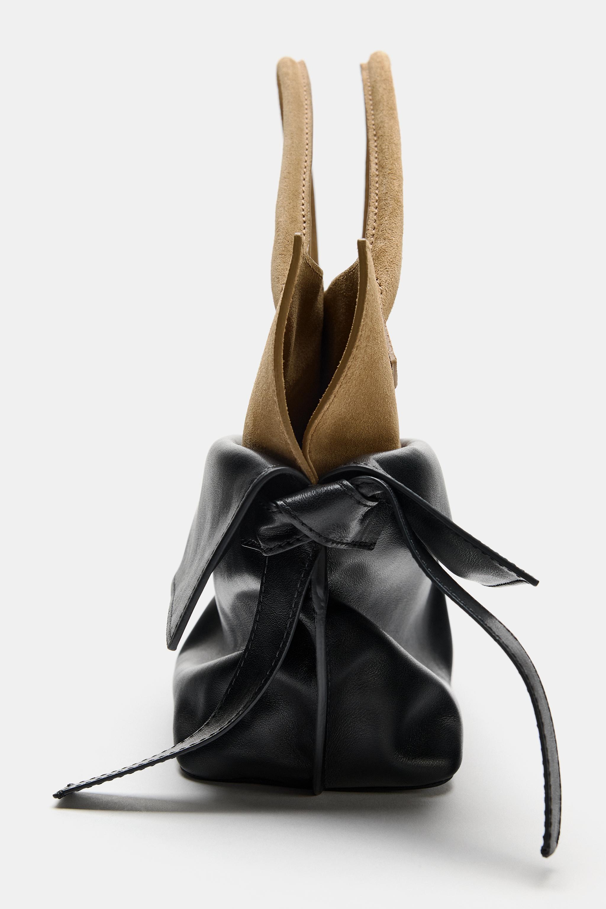 LEATHER FLAP BAG