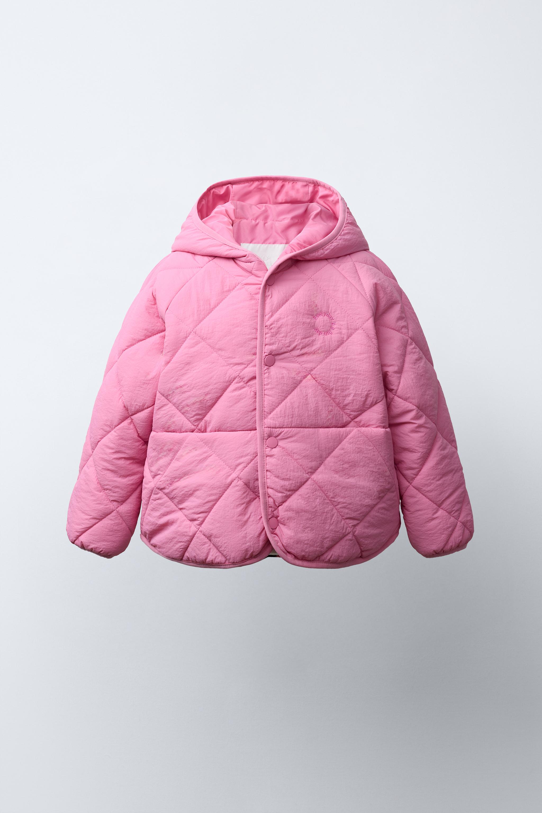 ささこ　ZARA ザラ　ハート柄ボアジャケット 6歳　 116cm ささこ様専用 ZARA ザラ ハート柄ボアジャケット 6歳 116cm