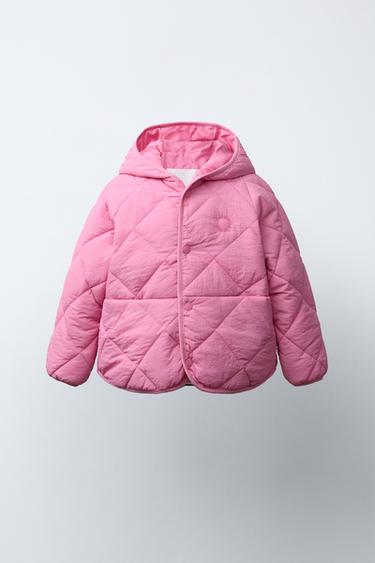 Zara WATER REPELLENT PADDED JACKET - Pink
