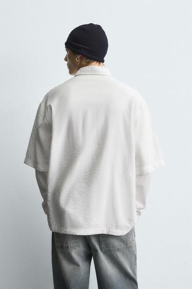 CHEMISE FLUIDE BRODÉE - Blanc de Zara - Image 2