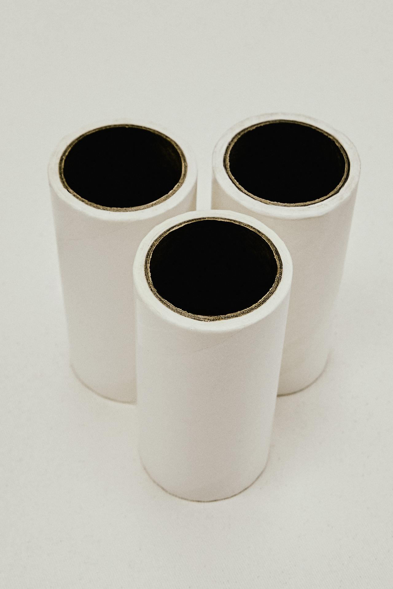 ADHESIVE LINT ROLLER REFILL (PACK OF 2) — Light beige