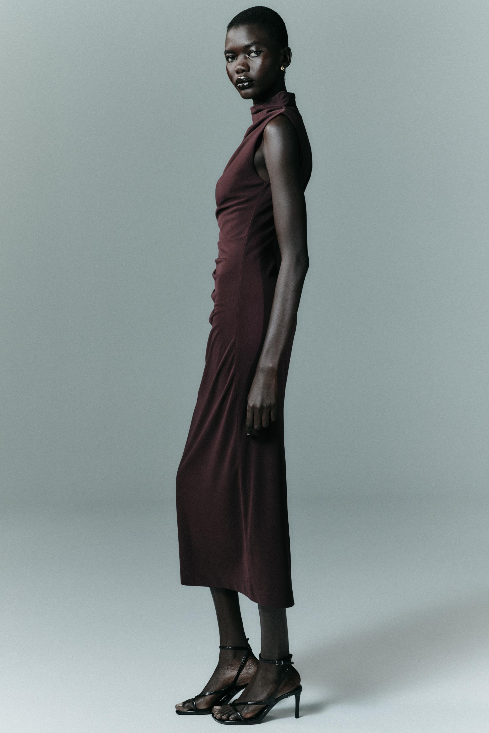 midi dress with frills Mickenna Sweetheart Frill Midi Dress - Emerald