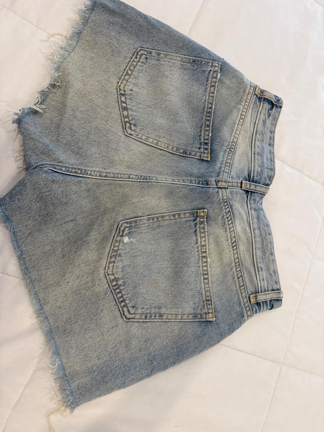 ZIP FRONT DISTRESSED DENIM - Image 3