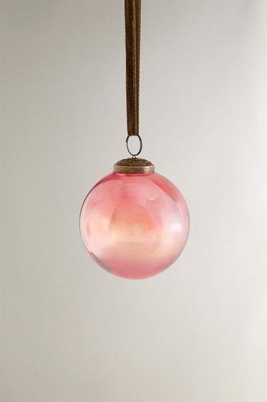 TRANSPARENTE WEIHNACHTSKUGEL - Rot von Zara - Bild 0
