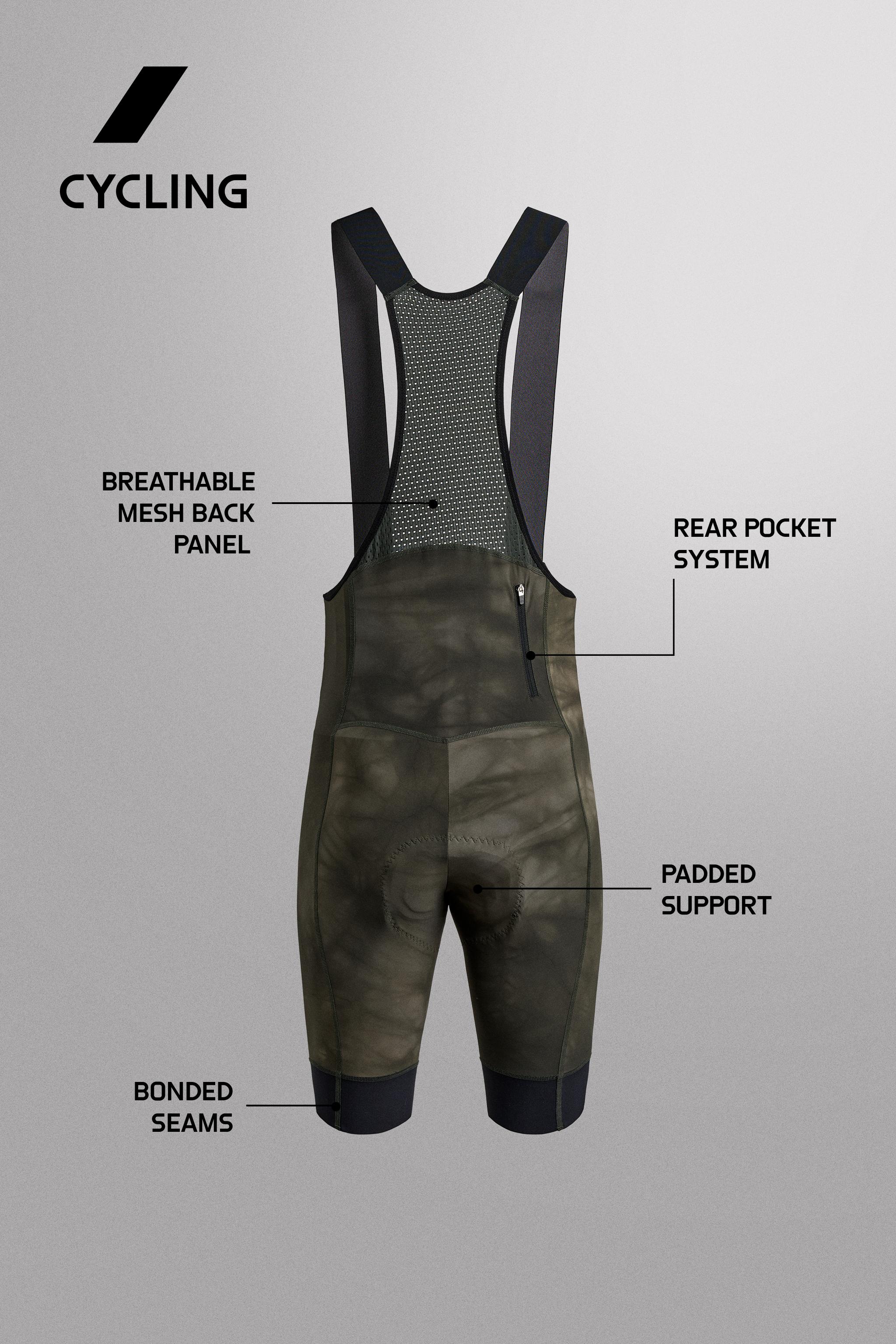 Мужские шорты Zara GRAVEL SHORT BIB SHORTS — фото 8