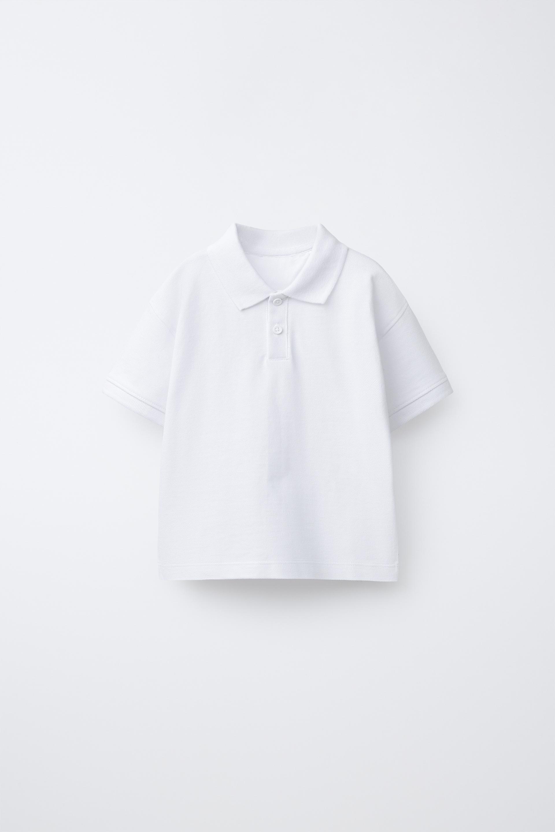 Plain Piqué Polo Shirt