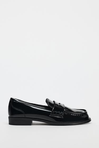 MOCASÍN ACHAROLADO - Negro de Zara