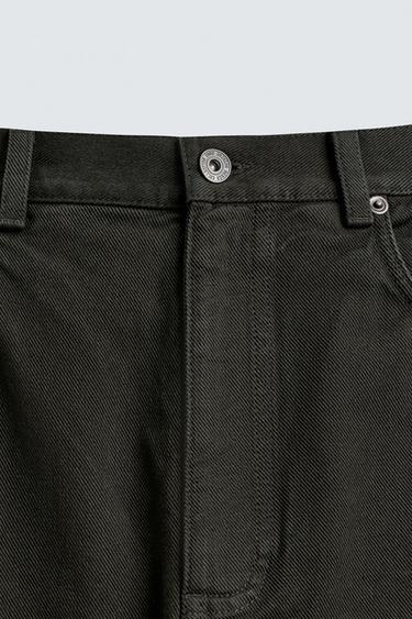 PANTALON STRAIGHT FIT STRUCTURÉ - Noir de Zara - Image 8