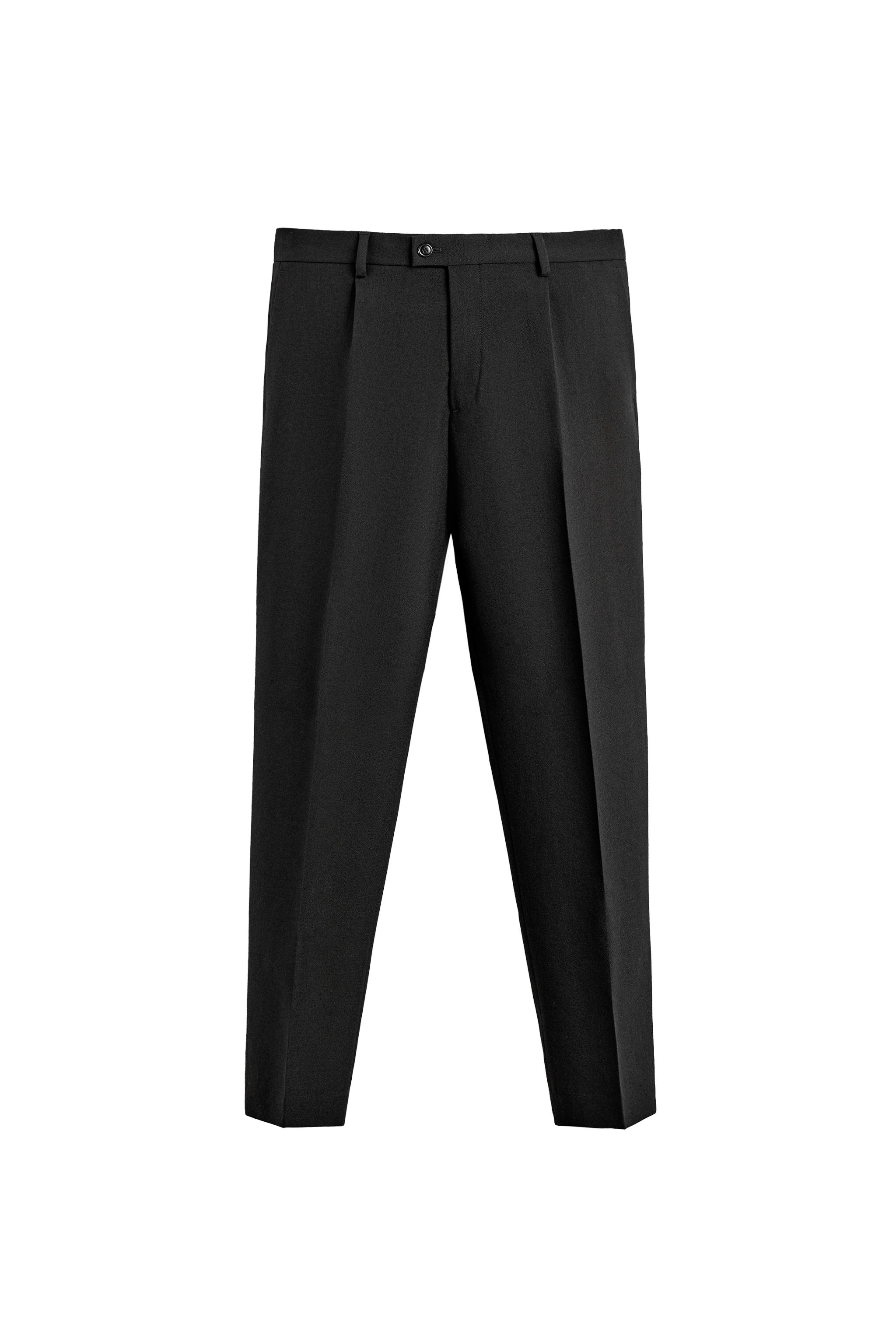 100% WOOL SUIT PANTS